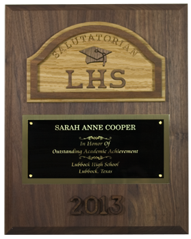 valedictorian plaque award place valedictorian certificate wording
