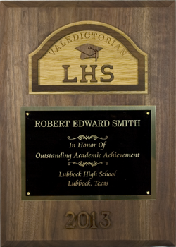 valedictorian plaque award place valedictorian certificate wording