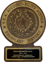 Texas Recognized / Exemplary Plaque