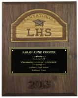 Salutatorian Plaque