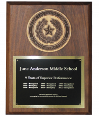 Small Accountability History Plaque