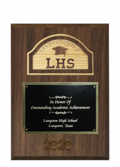 Salutatorian Plaque